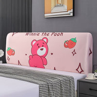 HKM-654995 Elastic Polyester Bedside Cover - Universal Semicircle Design for Bed Heads 140-160 cm