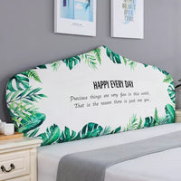 HKM-654995 Elastic Polyester Bedside Cover - Universal Semicircle Design for Bed Heads 140-160 cm