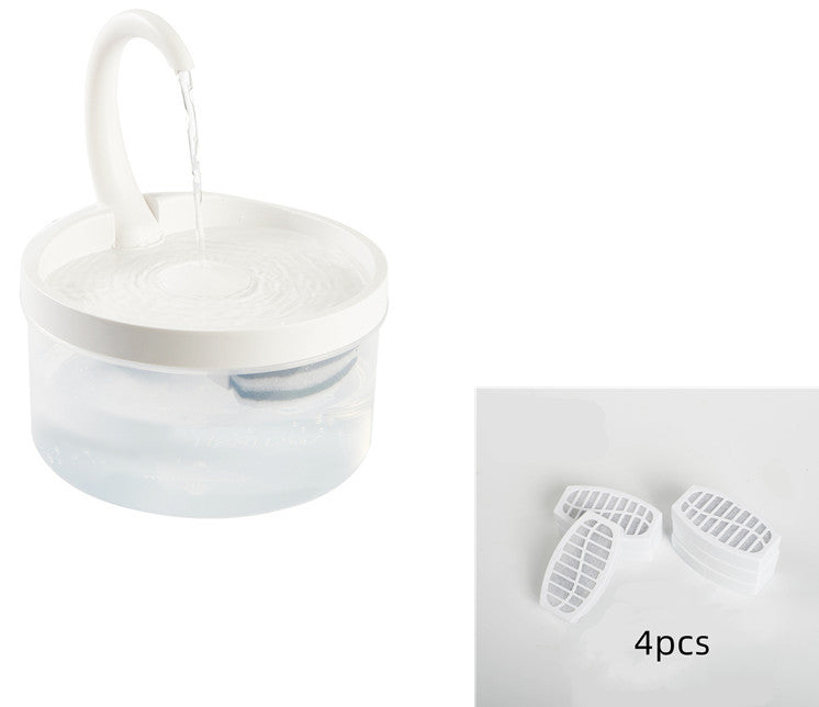 HKM-655187 Pet Water Dispenser 2L USB Operated with Food Grade Safe Plastic for Cats and Dogs