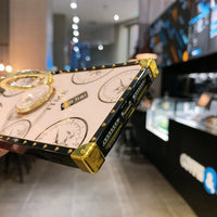 HKM-655251 Fashionable Square Watch Phone Case Compatible with iPhone 12, 11 Pro Max, and Samsung S20 Ultra