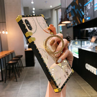 HKM-655251 Fashionable Square Watch Phone Case Compatible with iPhone 12, 11 Pro Max, and Samsung S20 Ultra