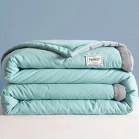 HKM-655315 Lightweight Washed Cotton Air Conditioner Quilt - Summer Polyester Fiber Fill in Multiple Sizes