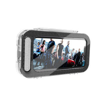 HKM-655379 Universal Waterproof Mobile Phone Holder for Bicycles and Motorcycles with Rearview Mirror Attachment