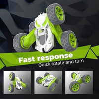 HKM-655571 4x4 RC Stunt Car with Twist Arm - 360 Degree Rotation, Indoor/Outdoor Remote Control Toy for Ages 5 and Up