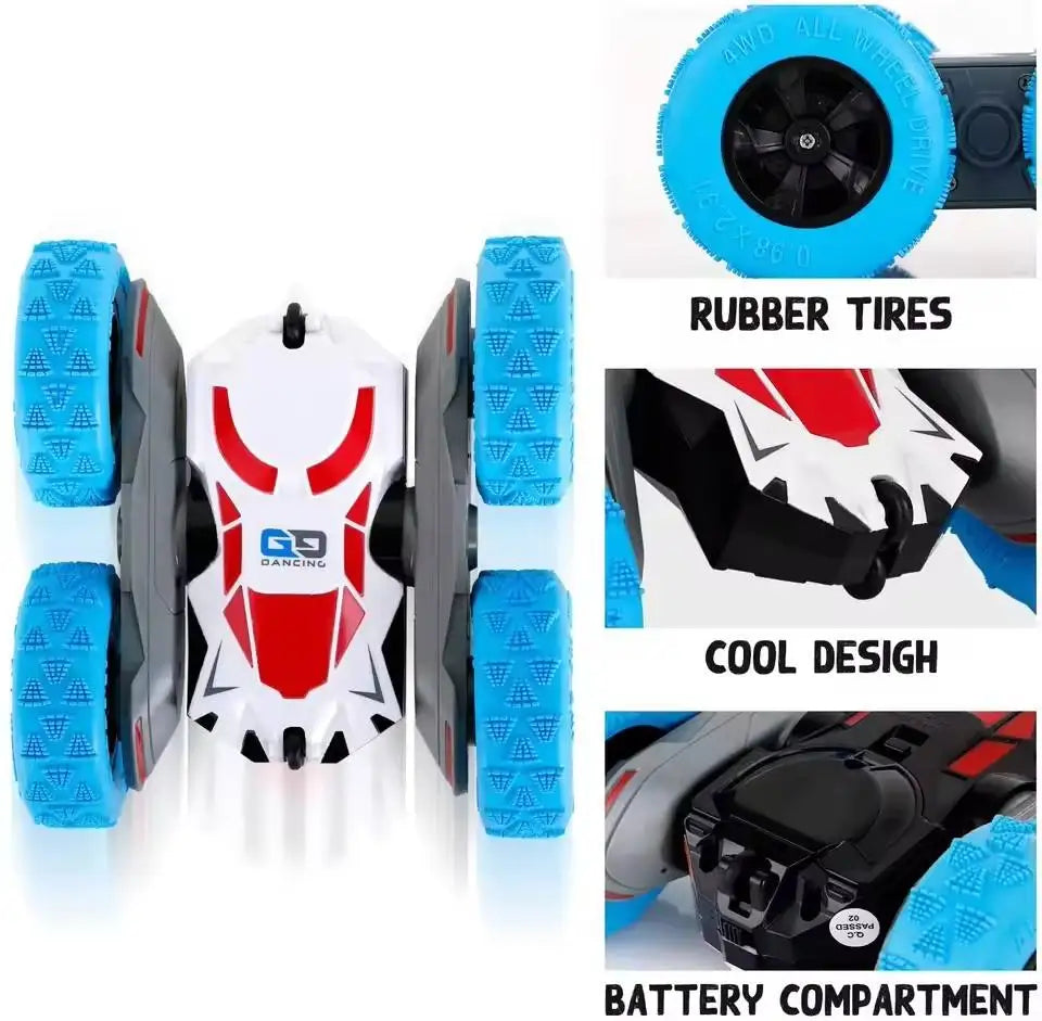 HKM-655571 4x4 RC Stunt Car with Twist Arm - 360 Degree Rotation, Indoor/Outdoor Remote Control Toy for Ages 5 and Up