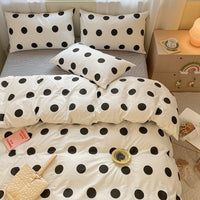 HKM-655635 Cartoon Girl Cotton Quilt Cover Set – Four-Piece Bedding Collection in Multiple Sizes