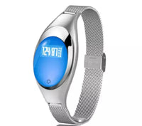 HKM-655827 Smart Bracelet with Blood Pressure and Heart Rate Monitoring, Sleep Tracking, Call and Alarm Reminders, Compatible with Android and iOS
