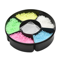 HKM-655891 DIY Assembled Glow Colorful Ironing Beads Craft Set - 7500 Pieces for Ages 6 and Up
