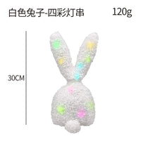 HKM-656147 Easter Bunny Plush Doll - Soft Stuffed Rabbit Toy for Kids, Perfect Holiday Decoration