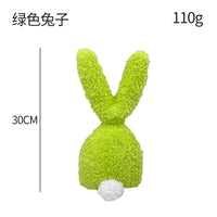 HKM-656147 Easter Bunny Plush Doll - Soft Stuffed Rabbit Toy for Kids, Perfect Holiday Decoration