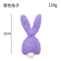 HKM-656147 Easter Bunny Plush Doll - Soft Stuffed Rabbit Toy for Kids, Perfect Holiday Decoration