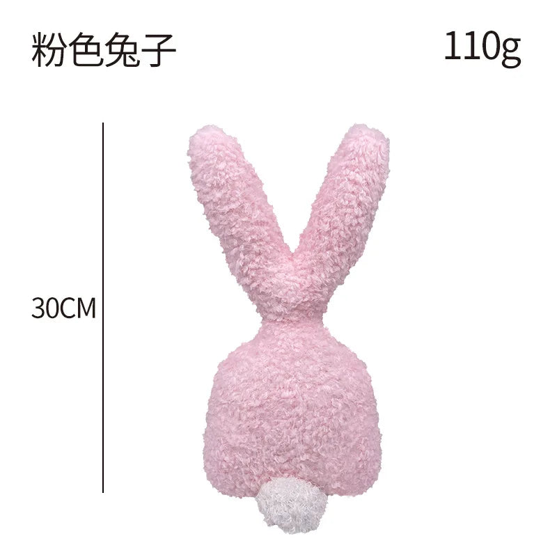 KTX-656147 Easter Bunny Plush Doll - Soft Stuffed Rabbit Toy for Kids, Perfect Holiday Decoration
