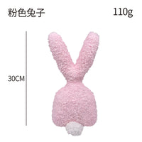 HKM-656147 Easter Bunny Plush Doll - Soft Stuffed Rabbit Toy for Kids, Perfect Holiday Decoration