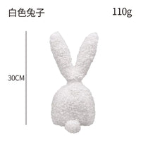 HKM-656147 Easter Bunny Plush Doll - Soft Stuffed Rabbit Toy for Kids, Perfect Holiday Decoration