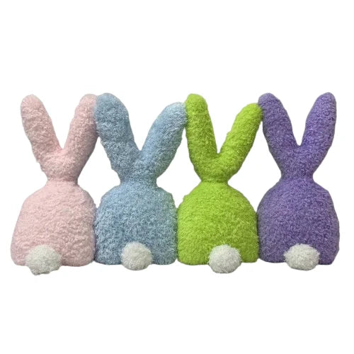 KTX-656147 Easter Bunny Plush Doll - Soft Stuffed Rabbit Toy for Kids, Perfect Holiday Decoration