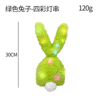 HKM-656147 Easter Bunny Plush Doll - Soft Stuffed Rabbit Toy for Kids, Perfect Holiday Decoration