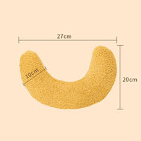HKM-656147 U-Shaped Ultra-Soft Cat Pillow with Adjustable Collar for Comfort and Support