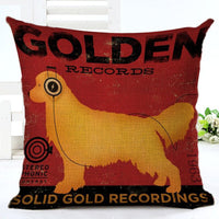 HKM-656211 Cartoon Design Cotton Linen Pillowcase 45x45CM