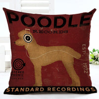 HKM-656211 Cartoon Design Cotton Linen Pillowcase 45x45CM
