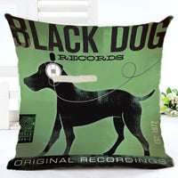 HKM-656211 Cartoon Design Cotton Linen Pillowcase 45x45CM