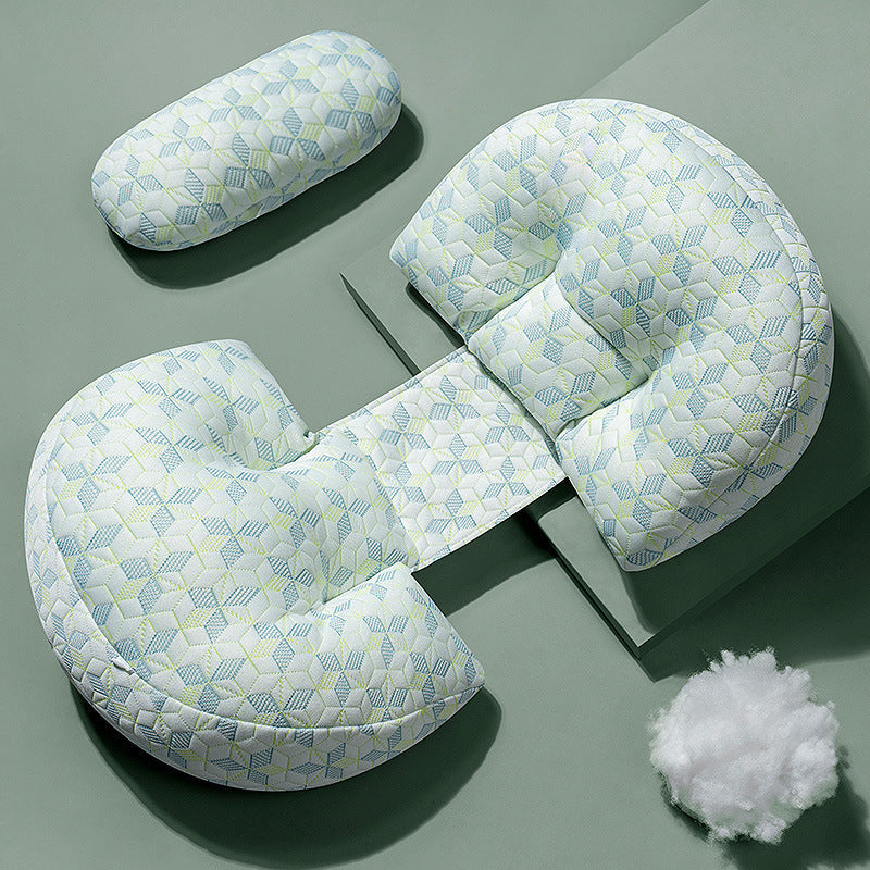 HKM-656275 Multi-functional U-shaped Pregnancy Side Sleep Waist Pillow - Available in Various Colors