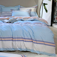 HKM-656467 Nordic 4-Piece Cotton Bed Linen Set with Quilt Cover in Various Colors