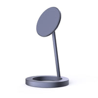 HKM-656531 Magnetic Desktop Stand for iPhone 12 Series - Iron, Silver, Blue Variants Available
