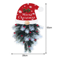 HKM-656595 Christmas Pine Branch Garland Pendant Decoration for Modern Home and Holiday Gifting