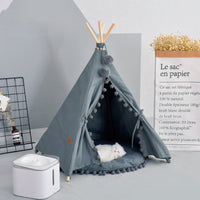 HKM-656595 Removable and Washable Pet Tent for Cats and Dogs - Four Seasons Nest in Medium and Large Sizes