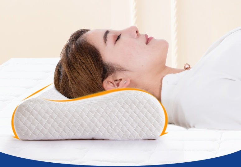 HKM-656595 Wavy Memory Foam Pillow with Polyester Fiber Cover