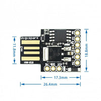 HKM-656659 Micro USB Development Board with 8k Flash Memory and Multiple Power Options
