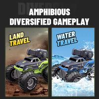 HKM-656723 Remote-Controlled Amphibious Stunt Car with Water Jet Function for Outdoor Play