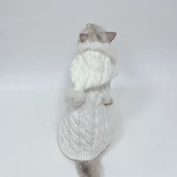 HKM-656723 Warm Wool Knitting Sweater for Pets - Autumn and Winter, Available in Multiple Sizes