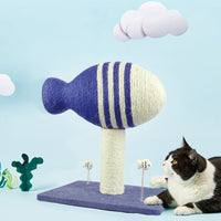 HKM-656915 Sisal Flying Fish Grinder Pet Large Vertical Toy
