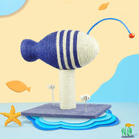 HKM-656915 Sisal Flying Fish Grinder Pet Large Vertical Toy