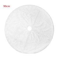 HKM-656915 Soft Fabric Christmas Tree Skirt in Various Sizes - Perfect for Holiday Decorations and Gift Wrapping
