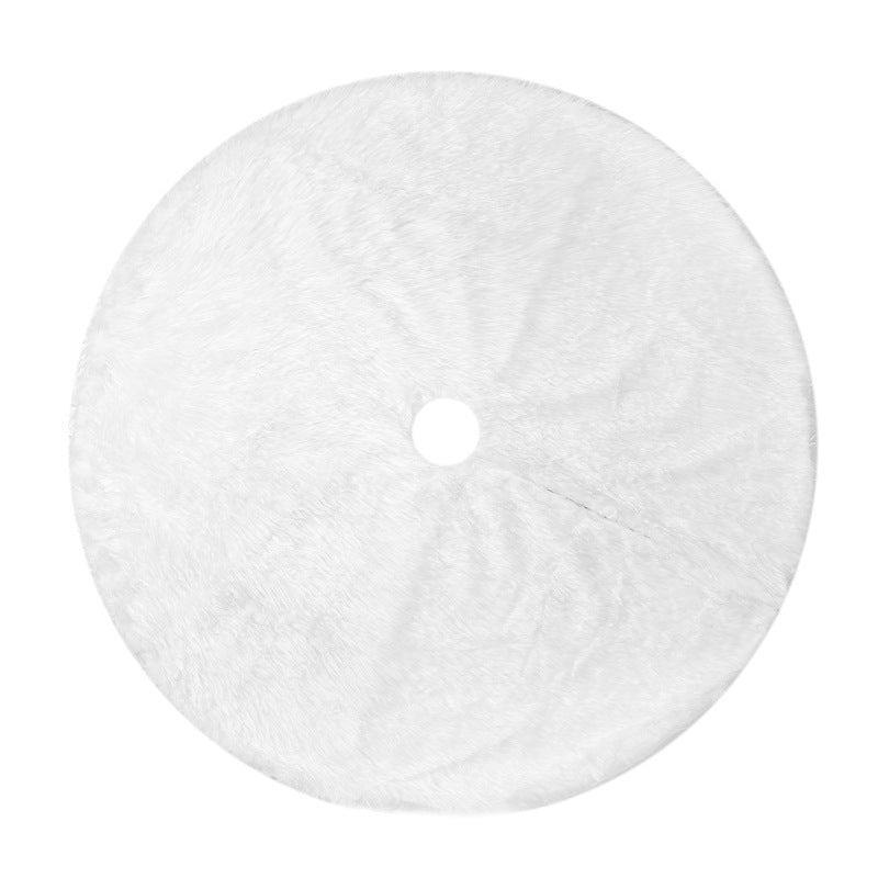 HKM-656915 Soft Fabric Christmas Tree Skirt in Various Sizes - Perfect for Holiday Decorations and Gift Wrapping