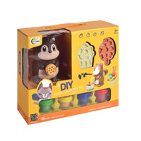 HKM-657043 DIY Clay Machine with 8 Colors of Plasticine for Pretend Play and Food Making, Suitable for Kids Aged 3 and Up