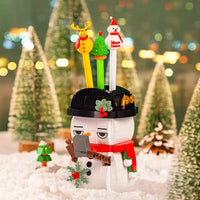 HKM-657299 DIY Christmas Tree Building Blocks Music Box Toy - Creative Holiday Decoration for Kids
