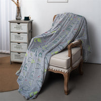 HKM-657299 Luminous Coral Cartoon Dinosaur Flannel Blanket - Soft and Cozy - Multiple Sizes Available