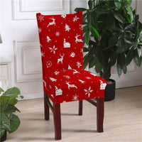 HKM-657363 Chinese Classical Floral Stretch Chair Cover in Polyester/Spandex for Home and Commercial Use