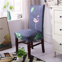 HKM-657363 Chinese Classical Floral Stretch Chair Cover in Polyester/Spandex for Home and Commercial Use