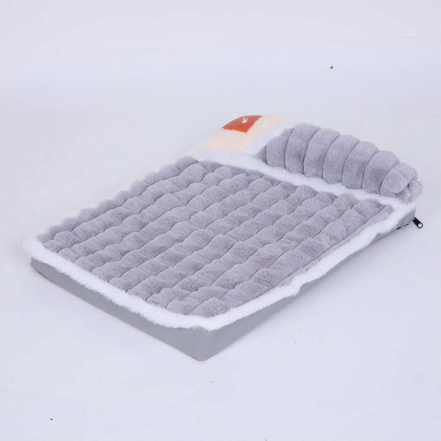 HKM-657491 Cozy Detachable Dog Mat for Large Dogs - Washable and Perfect for Autumn & Winter