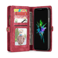 HKM-657555 Leather Card Flip Wallet Case for Multiple Smartphone Models