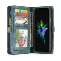 HKM-657555 Leather Card Flip Wallet Case for Multiple Smartphone Models