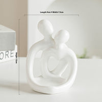 HKM-657555 Modern Nordic Handmade Ceramic Couples Candlestick Set in Various Colors