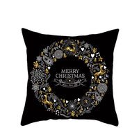 HKM-657683 Modern Polyester Pillowcase with Lattice Deer Design - 45x45cm Cushion Cover
