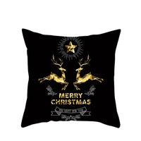 HKM-657683 Modern Polyester Pillowcase with Lattice Deer Design - 45x45cm Cushion Cover