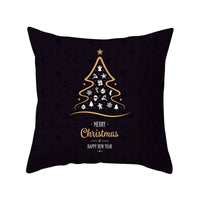 HKM-657683 Modern Polyester Pillowcase with Lattice Deer Design - 45x45cm Cushion Cover