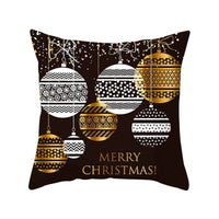 HKM-657683 Modern Polyester Pillowcase with Lattice Deer Design - 45x45cm Cushion Cover